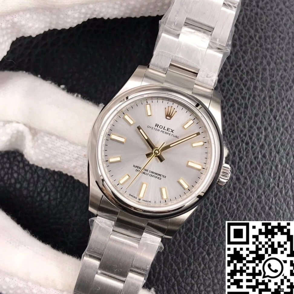 31MM Oyster EW Dial M277200-0001 Perpetual Silver Factory Rolex 0219